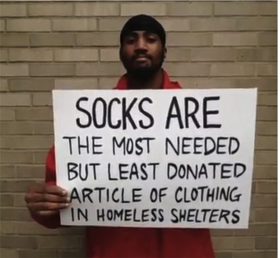 #SocksOnTour - Schüler spenden Socken